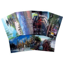 Cartão 3D Lenticular do contexto feito sob encomenda de Tailândia da impressão